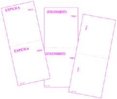 Ref. 117 - Comandas (Espera-Ordem de chegada de cliente). Kits com 50bls 100x1 vias numeradas picotadas em papel sulfite 56g. Ref. 122 - Comandas ESTACIONAMENTO. Kits com 50bls 100x1 vias numeradas picotadas em papel sulfite 56g. Ref. 125 - Comandas duplo-corpo. Kits com 50bls 100x1 vias numeradas picotadas em papel sulfite 56g